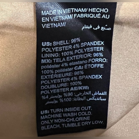 White House Black Market Tan Camel Ultra Sued Skirt - Picture 11 of 11